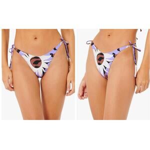 Rip Curl Women's Cala Nights High Leg Skimpy Bikini Bottoms NWT Small